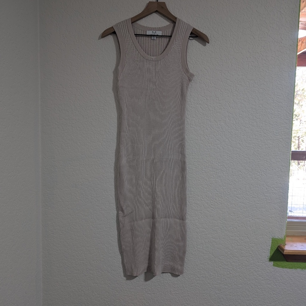 Magaschoni Ribbed Tank Sweater Dress / S